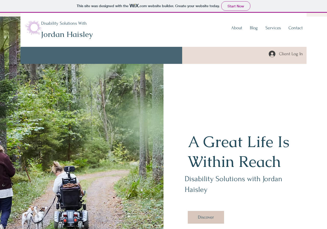 Screenshot of Jordan Haisley Consulting